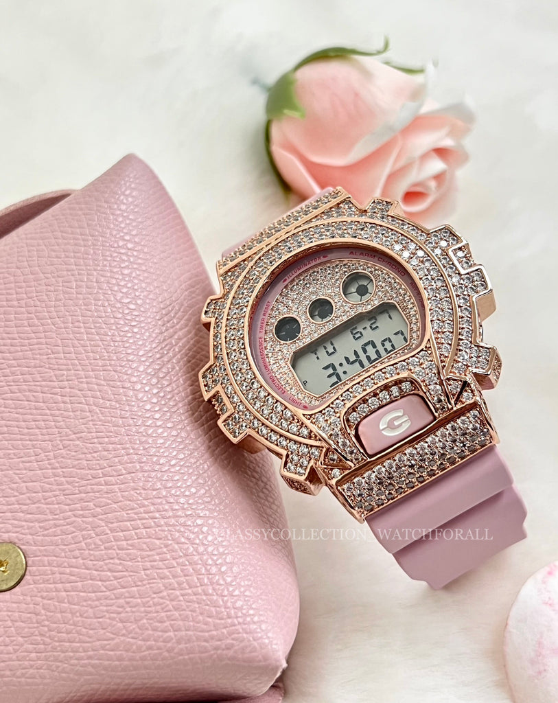 DW-6900TCB-4 "Sakura" Edition With Rose Gold Face Plate & Casing