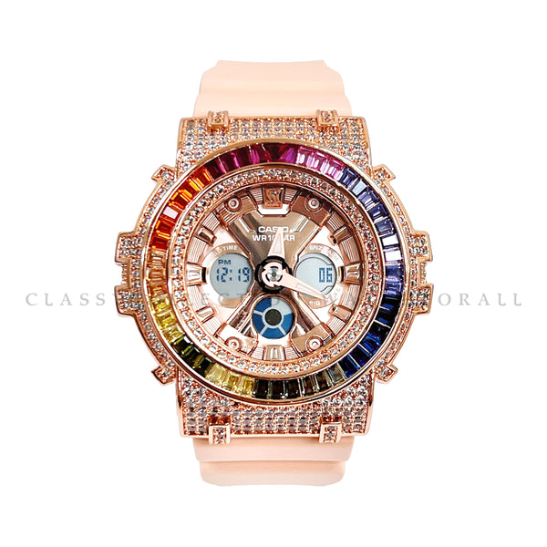 BA-130-4A with Kaira Rainbow Rose Gold Casing