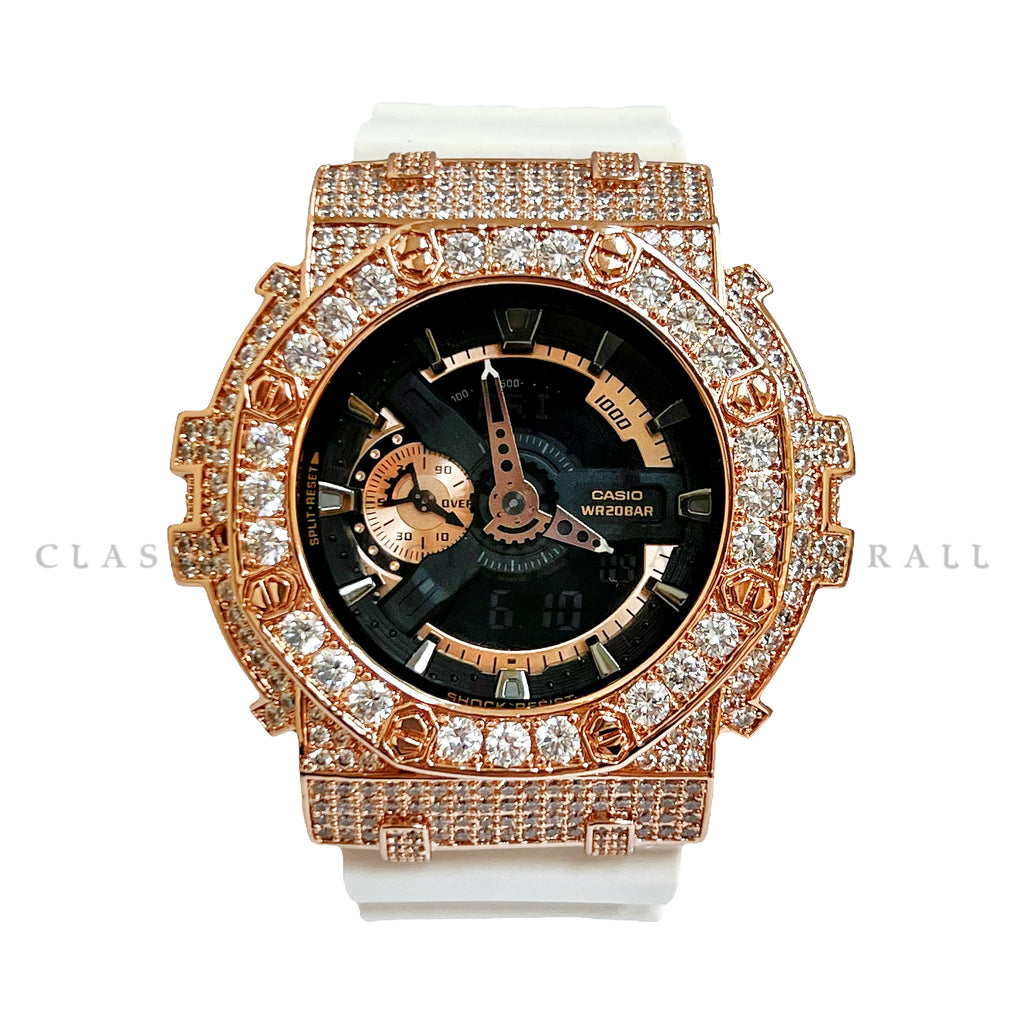 GA-110RG-7A With Crown Rose Gold Casing – Classy Collection Watch