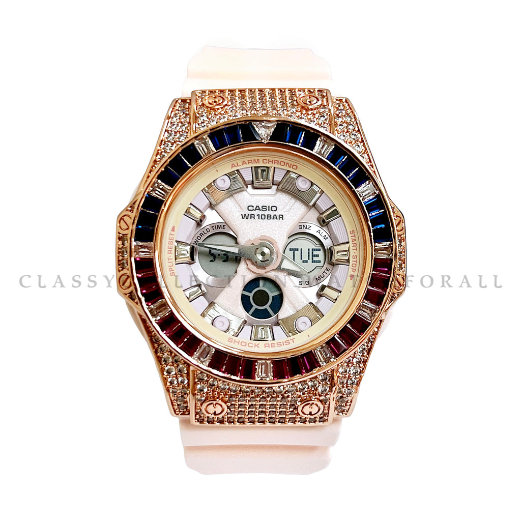 (Preorder) BA-130WP-4A With Cotton Candy Rose Gold Casing