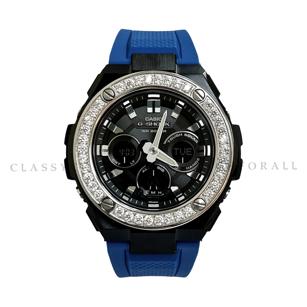 GST-S300G-2A1 With Silver Crystal Casing