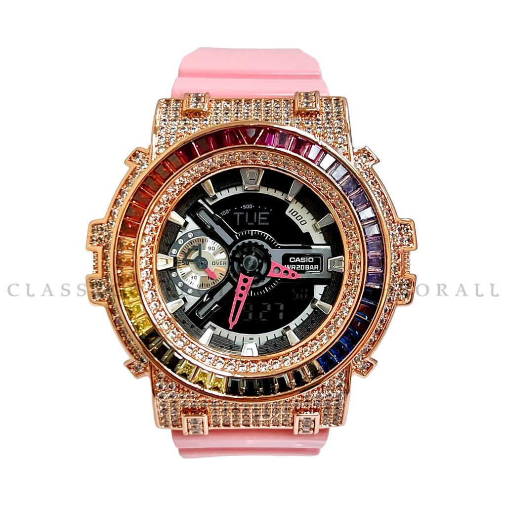 GMA-S110MP-4A2 With Kaira Rainbow Rose Gold Casing