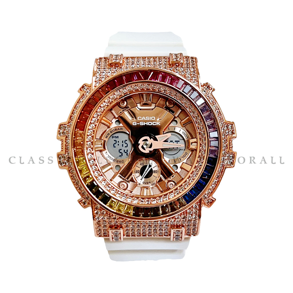 GMA-S120MF-7A2 With Kaira Rainbow Rose Gold Casing