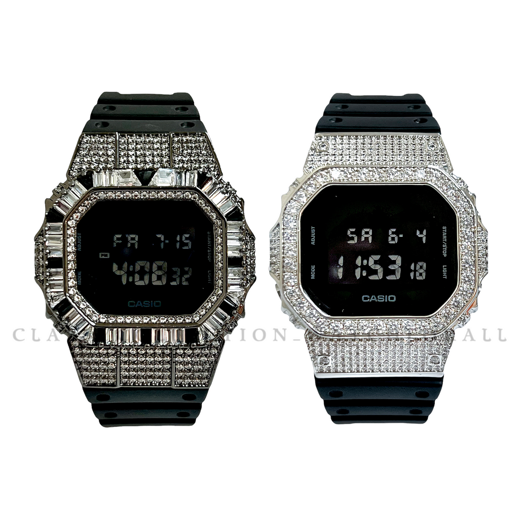 DW-5600BB-1DR With Royal G Black Silver & Classic Silver Casing