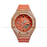 GMA-S2100-4A2 With Babe Princess Rose Gold Casing