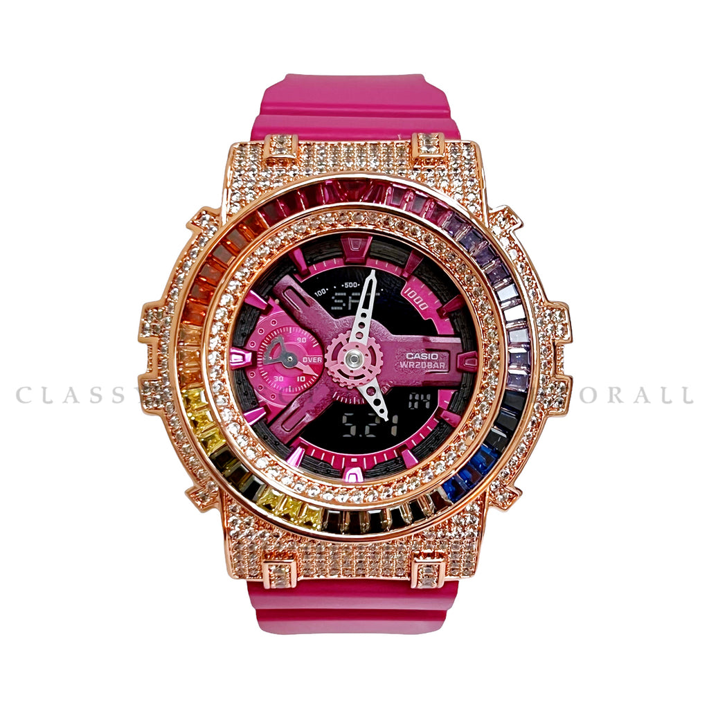 GMA-S110MP-4A3 With Kaira Rainbow Rose Gold Casing