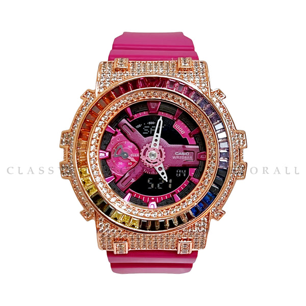 (Preorder)  GMA-S110MP-4A3 With Kaira Rainbow Rose Gold Casing