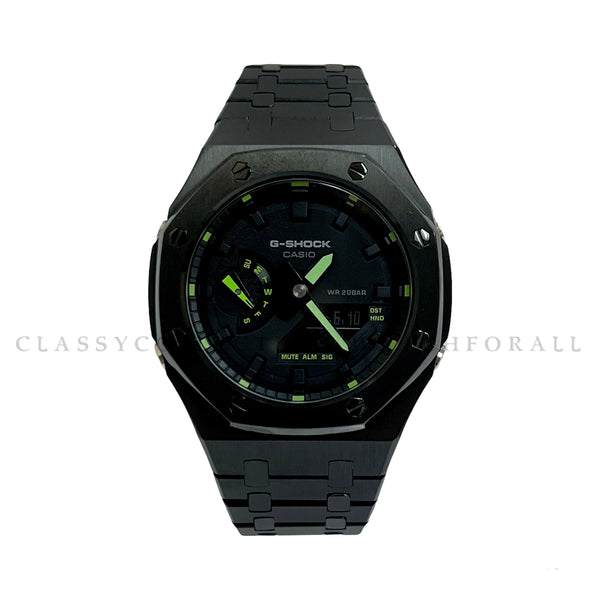 (Preorder)GA-2100-1A3DR With Black Stainless Steel Set