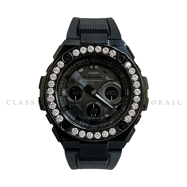 GST-W300G-1A1JF With Black & White Crystal Casing